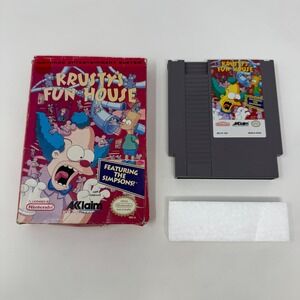 Krusty's Fun House - Nintendo Entertainment System NES Game And Box Only